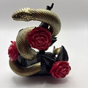 Bath & Body Works Snake & Roses Hand Soap Holder Gothic